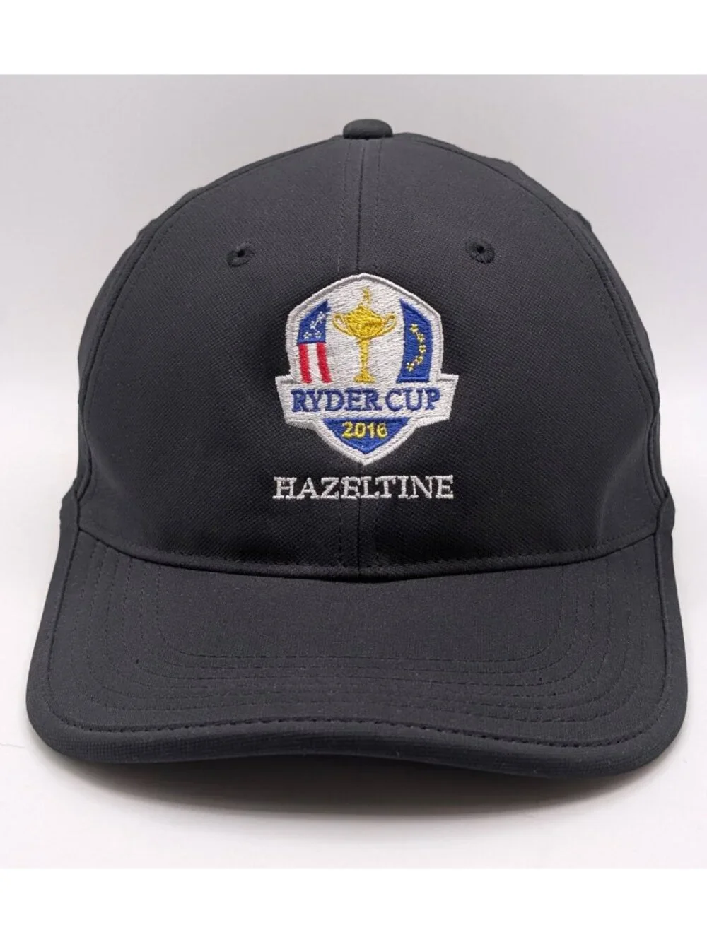Nike Golf Dri Fit Hat Ryder Cup 2016 Hazeltine Black Adjustable Strap Running